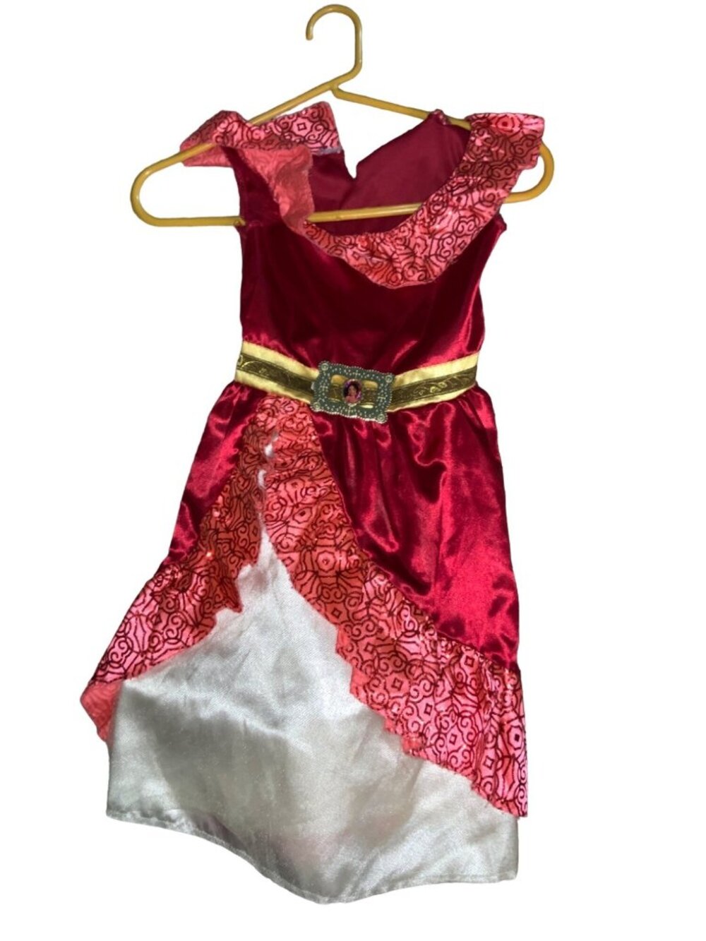 Disney Princess Elena of Avalor Girls Red Dress Up Costume 4-6X by Jakks - Picture 12 of 12